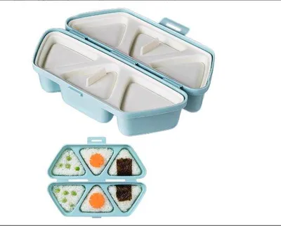 Obrázek produktu pro Multifunkční nádoba na rýži pro přípravu a uchovávání sushi – multifunkční nádoba na rýži, sushi a přenosná krabička na oběd, vhodná pro japonská jídla