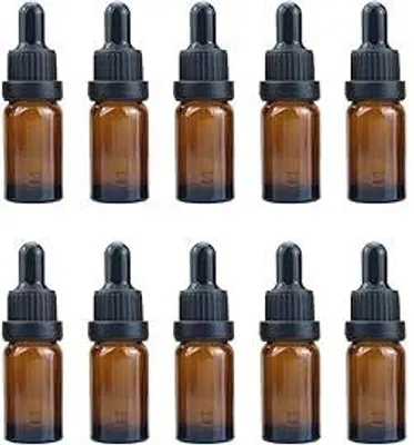 Produktbild von Tropfflaschen - Pipettenflaschen 10 ml - 10 Stš¹ck - Glas Tropfflasche - Leere Dosierflaschen mit Pipette fš¹r Flš¹ssigkeiten
