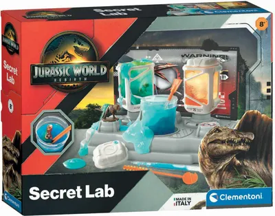 Immagine prodotto di Clementoni Jurassic World Laboratorio segreto Kit per esperimenti con la melma Giocattolo