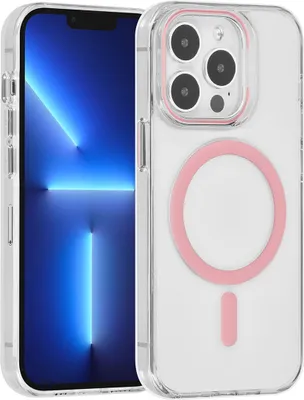 Produktbild von UNIQ Accessory iPhone 13 Pro Hardcase - magsafe compatible - Transparent - Pink