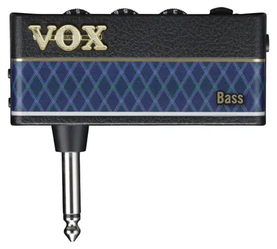 Obrázok produktu pre VOX Electronics amPlug3 Bass, Kábel, 3,5 mm, Elektrická gitara, Čierna, Modrá, Batérie, AA