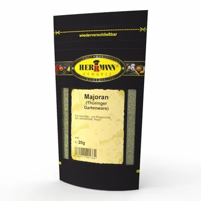 Produktbild von Herrmann Gewürze Majoran Thüringer Gartenware 20g Beutel