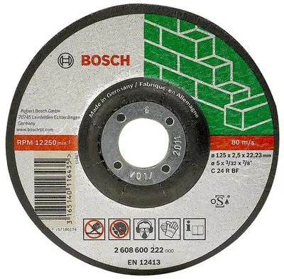 Produktbild von Bosch Trennscheibe gekröpft Expert for Stone C 24 R BF 115 mm 22,23 mm 2,5 mm - 2608600004