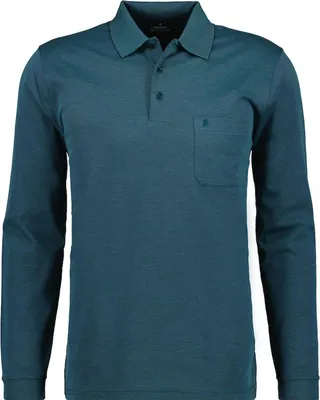 Ragman H-Polo 1/1 Arm Polo LA uni Soft-Knit in grün