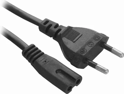 Produktbild von H51 Stromkabel Euro Netzkabel 1,5m Eurostecker auf C7 Buchse Kleingerätekabel