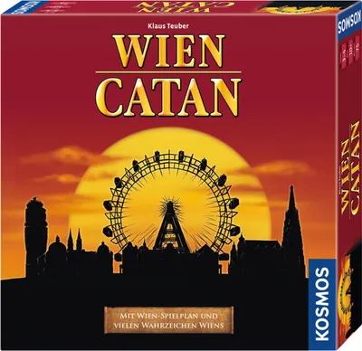 Produktbild von KOSMOS Wien Catan, Strategiespiel, Strategie und Abenteuer, Spiel, ab 10 Jahren, 694210