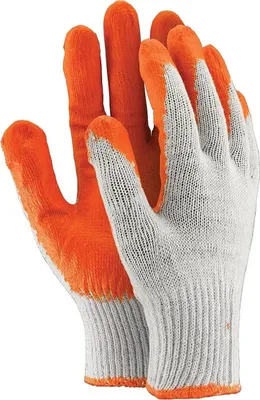 Produktbild von Arbeitshandschuhe -20 Stück Schutzhandschuhe Gartenhandschuhe Größe 9, Orange