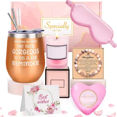 Produktbild von Geschenkset Frauen Weihnachten Handcreme Badebomben Becher 7-tlg