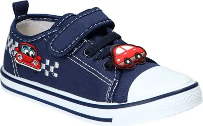 Produktbild von AMERICAN CLUB TEN166 Kinder-Sneaker mit Klettverschluss, Kinderschuhe, Ledereinsatz Marineblaue 30