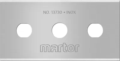 Produktbild von MARTOR 10 x INDUSTRIEKLINGE, Ersatzklingen Cuttermesser, Sicherheitsmesser, 22 mm, Scharf, Im Spender, 4-fach Nutzbar, NR. 13730