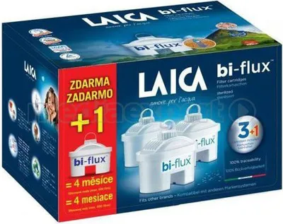 Obrázek produktu pro Laica Bi-fux- 3+1 F4S, 4 kusů, Laica, Kazeta pro vodní filtr
