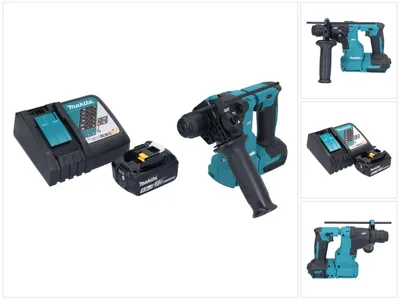 Produktbild von Makita DHR 183 RT1 Akku Bohrhammer 18 V 1,7 J SDS plus Brushless + 1x Akku 5,0 Ah + Ladegerät