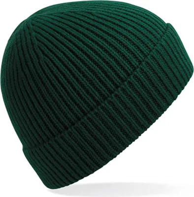 Immagine prodotto di Beechfield B380 | Engineered Knit Ribbed Beanie - Farbe: Bottle Green - Größe: Taglia unica