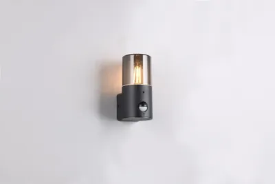 Immagine prodotto di Lampada da parete per esterni con sensore di movimento E27 28W HOOSIC Trio