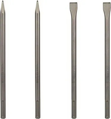 Produktbild von Bosch Meißel-Set 4tlg. SDS-max-Aufnahme 400 mm Flachmeißel Spitzmeißel 400 mm