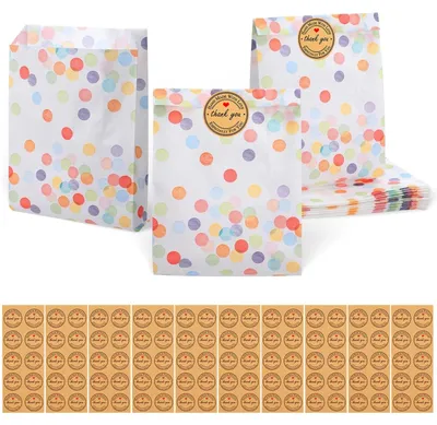 Image de 100 sacs cadeaux pour les fêtes et les cadeaux