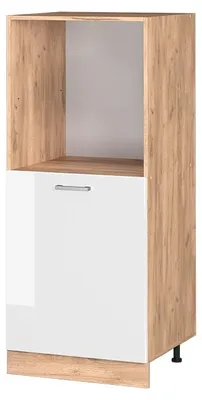 Produktbild von Herdumbauschrank Vicco R-Line Weiß Hochglanz 60 cm, Model 37494