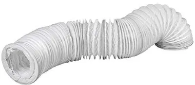 Produktbild von PromoHome® Flexibler PVC-Lüftungsschlauch Ø 125 mm - 3 Meter - Abluftschlauch für Trockner, Klimaanlage, Dunstabzugshaube - mit Stahldraht