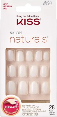 Image de KISS | Ongles artificiels KSN05 - 28 pièces - Gel rose - Facile à utiliser - Manucure rapide