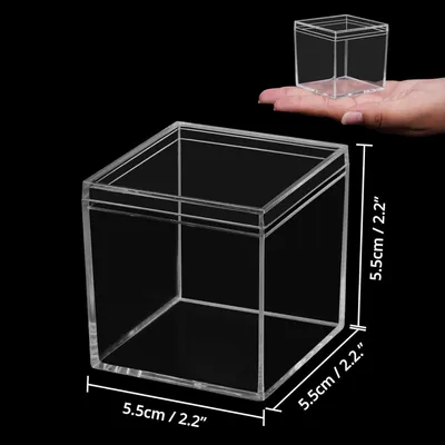Produktbild von Kleine transparente Acrylboxen 5,5cm