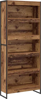 Produktbild von vidaXL Bücherregal 2 pcs Altholz 80 x 30 x 189,5 cm Holzwerkstoff