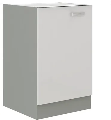 Image de Armoire inférieure à une porte ULLERIKE – largeur 40 cm, blanc / gris