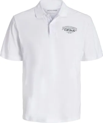 Produktbild von Jack & Jones Makoto Kurzarm-poloshirt Weiß M Herren Weiß M