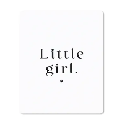 Produktbild von MuchoWow® Mauspad Mousepad Sprichwörter - Kleines Mädchen - Kinder - Zitate 30x40 cm - Mousepads - Maus Mat - Pad - Mausunterlage - Mausmatten