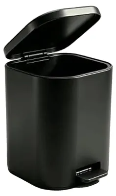 Image de Conteneur à déchets de cuisine, en acier inoxydable, couvercle à fermeture douce, BK