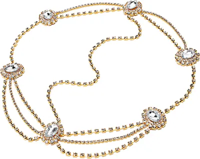 Produktbild von Kopfkette,Frauen Kopfkette,Vintage Kopfstück,Kopfstück Stirnband,Vintage Kopfkette,Hochzeit Kopfkette