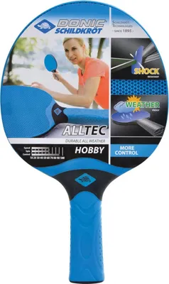 Image de DONIC SCHILDKRÖT733014 DONIC SCHILDKRÖT Raquette de ping-pong "Alltec Hobby", bleue