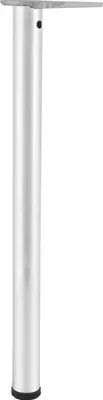 Zdjęcie produktu dla Cylindryczna noga stołu ø 50 mm długość 700 mm stal srebrna RAL 9006