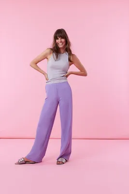 Produktbild von Corel Lilly Wide Pants   Lila - Große 40
