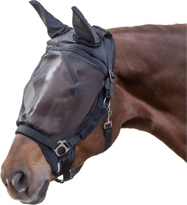 Immagine prodotto di Waldhausen Maschera antimosche Premium per cavezza con protezione per le orecchie
