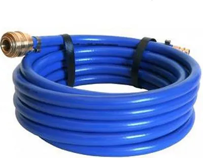 Produktbild von Sicherheits Druckluftschlauch PU007 | 10 Meter | Ø 6x12mm | Anschluss 1/4" | Kompressorschlauch, Gewebeschlauch, Druckluftspiralschlauch