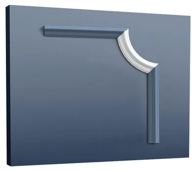 Immagine prodotto di Orac Decor P8030C Elemento angolare in stucco Luxxus Profilo decorativo Per modanature a parete Modanatura a fregio Profilo a specchio per cornici Elemento decorativo per pareti