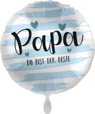 Produktbild von Papa Du bist der Beste Folienballon 45cm