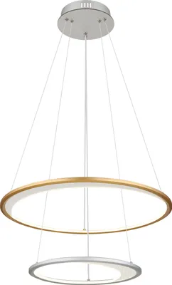 Image de Suspension LED, or, intensité lumineuse variable, veilleuse, minuterie, télécommande