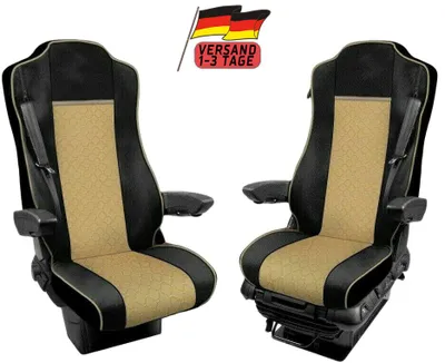 Immagine prodotto di Coprisedili per camion per Mercedes Actros MP4 - MP5 2015-2020 Sedile in nero / beige