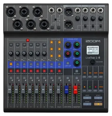 Produktbild von Zoom L-8 LiveTrak Digital Mixer + Recorder (EU)