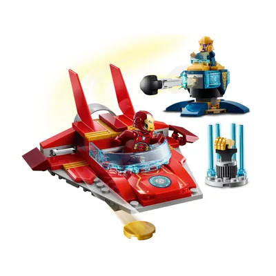 Zdjęcie produktu dla LEGO Marvel Avengers Iron Man kontra Thanos, Zestaw do budowania, 4 lat(a), Plastik, 103 szt., 255 g