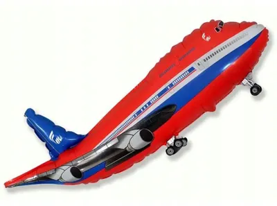 Imagen del producto de Globo de aluminio de 61 cm, avión rojo - Godan