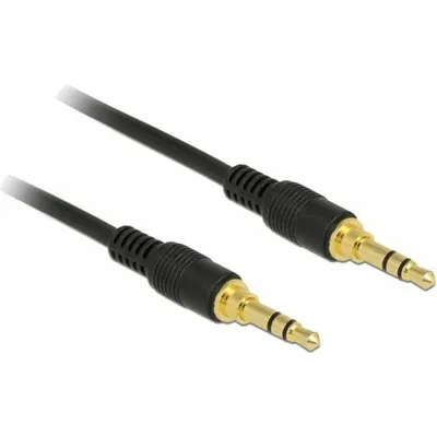Produktbild von DeLOCK 85545, 3.5mm, Männlich, 3.5mm, Männlich, 0,5 m, Schwarz