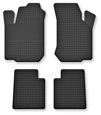 Image de Tapis de sol en caoutchouc pour Suzuki Ignis I 2001-2008 (hayon) – 4 pièces, noirs, semi-universel, adapté