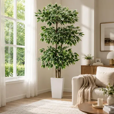 Kunstficus 180 cm, Grün, 1 Stück