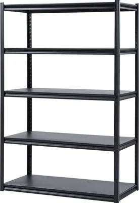 Produktbild von SucceBuy 5-stöckiges Garagen-Lagerregal, 24" T x 48" B x 72" H
