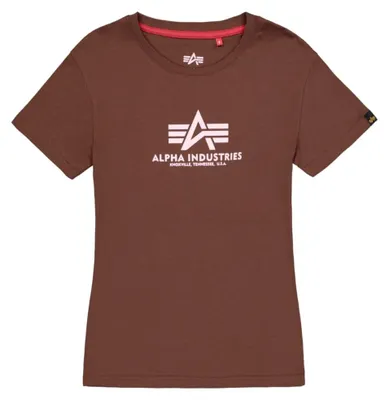 Produktbild von Alpha Industries Damen New Basic BL T-Shirt, Powder Brown, S