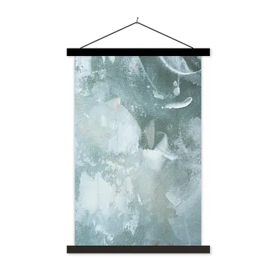 Produktbild von MuchoWow® Textilposter Acrylfarbe - Abstrakt - Design 40x60 cm mit schwarzem Rahmen - Wanddekorationen