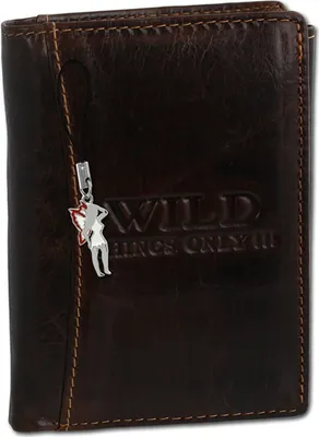 Produktbild von Portemonnaie braun Wild Things Only Leder D2OPJ113N