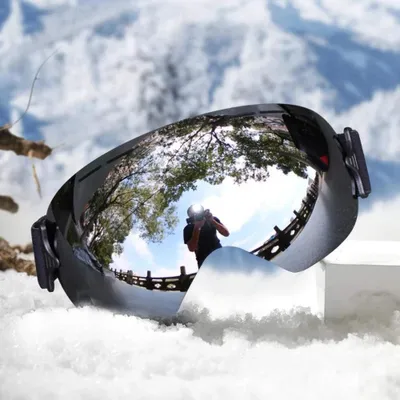 Produktbild von Skibrille Schneebrille Snowboardbrille Unisex – UV400 Anti-Fog Wintersportbrille für Damen & Herren